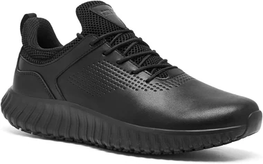Men's Non Slip Work Shoes Kitchen Restaurant Chef Sneakers, view 6