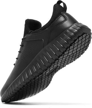 Men's Non Slip Work Shoes Kitchen Restaurant Chef Sneakers, view 2