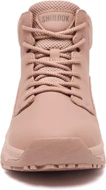 Non Slip Work Boots for Women Slip-Resistant Shoes Waterproof Food Service Chef Kitchen Restaurant Working Casual Comfortable Ankle Boot Outdoor Walking Booties Sneakers, view 2